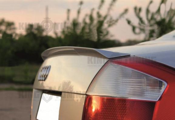 Спойлер Audi A4 B6 седан (Fiberglass-Easy-Gloss) (под покраску)