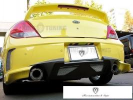 Задний бампер Warrior Дорестайлинг на Hyundai Tiburon Coupe GK