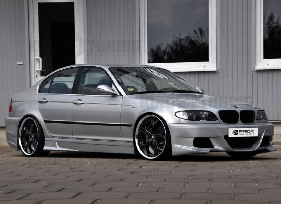 Пороги Prior Design E46 BMW рестайлинг
