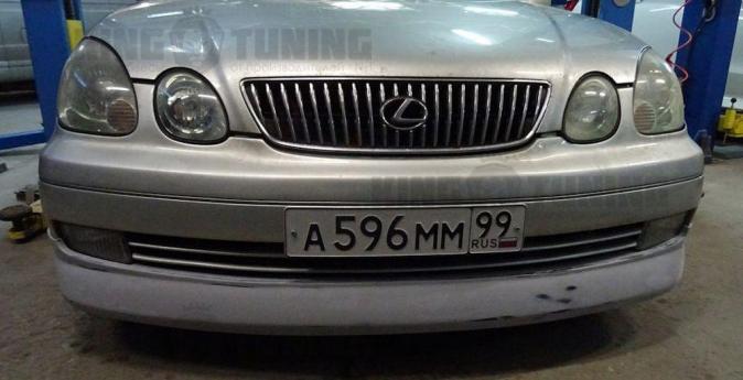 Накладка на передний бампер Lexus GS 300 / Toyota Aristo