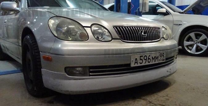 Накладка на передний бампер Lexus GS 300 / Toyota Aristo