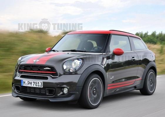 Накладка на передний бампер MINI  JCW