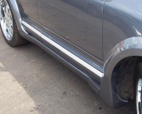 Накладки на пороги Porsche Cayenne 955 TechArt Magnum