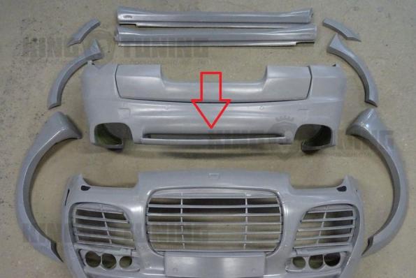 Антикрыло в задний бампер Porsche Cayenne 955 TechArt Magnum