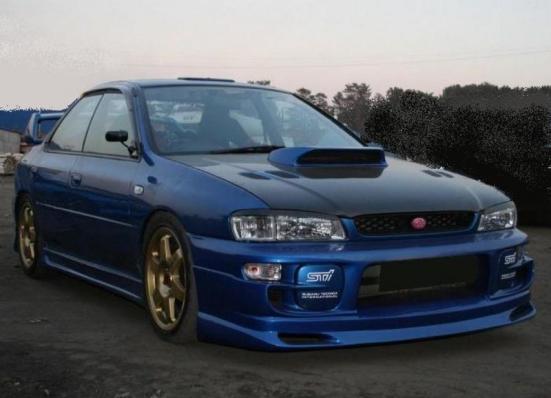 Накладка на передний бампер Subaru Impreza 1 Charge Speed style 1993-2000