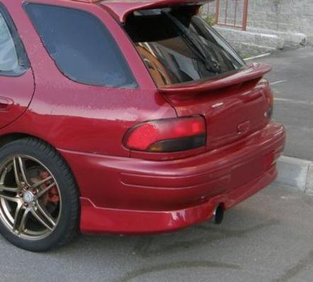Накладка на задний бампер  Subaru Impreza 1 Charge Speed style 1993-2000