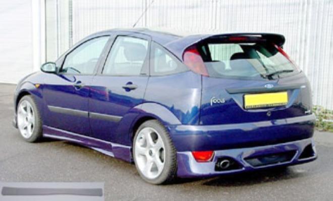 Накладка на задний бампер Ford Focus 1 хэтчбэк CarZone 1999-2005