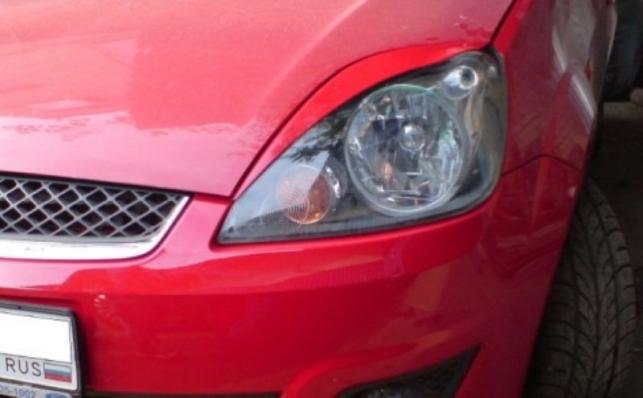 Реснички на фары Ford Fiesta 3  01-08г.в.