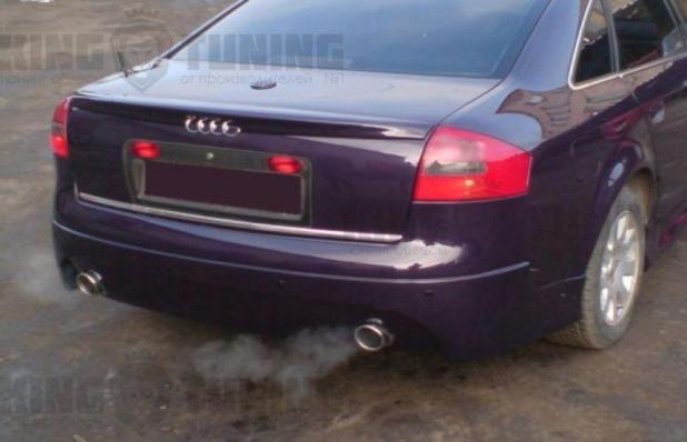Накладка на задний бампер Audi A6 C5  1997-2004