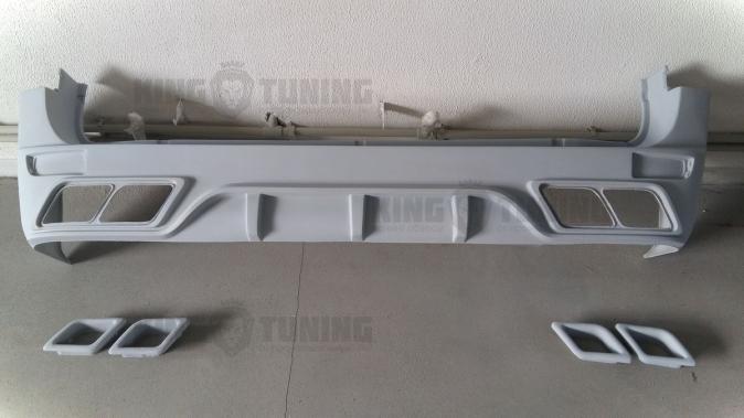 Бампер задний ТD - AMG + модули насадок под глушитель Mercedes SPRINTER с 2013-