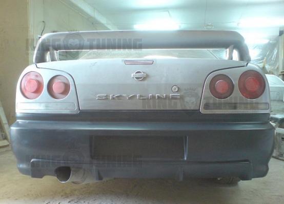 Задний бампер седан GTR v 1 Nissan Skyline r34