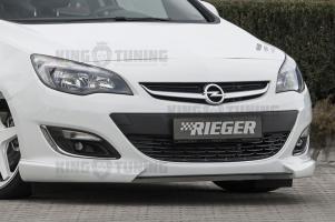 Накладка на передний бампер Rieger для Opel Astra J