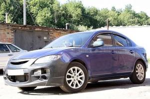 Передний бампер Panther на Mazda 3 BK (седан)