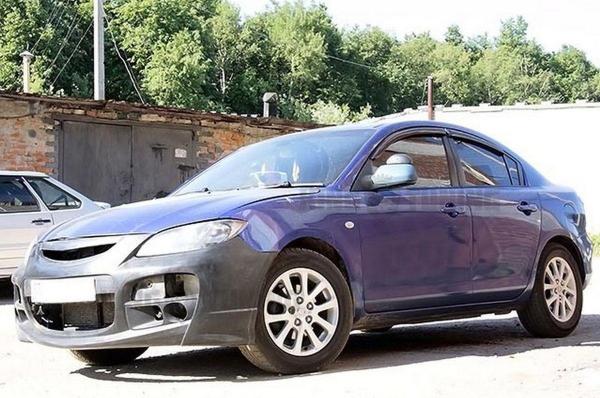 Передний бампер Panther на Mazda 3 BK (седан)