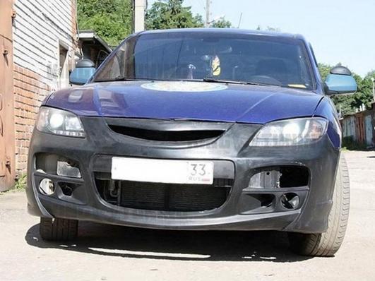 Передний бампер Panther на Mazda 3 BK (седан)