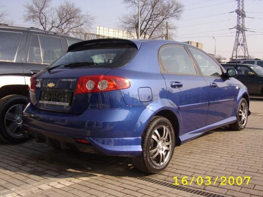 Накладки на пороги Chevrolet Lacetti хетчбек