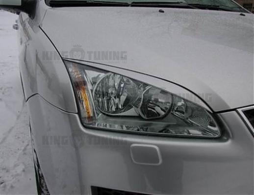 Реснички на фары Ford Focus 2 05-08. Узкие