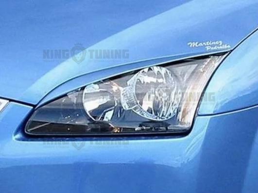 Реснички на фары Ford Focus 2 05-08. Узкие