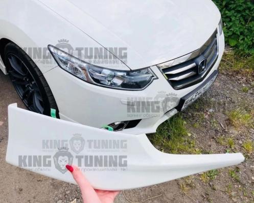 Клыки Type's на передний бампер Honda Accord 8 2011-2013