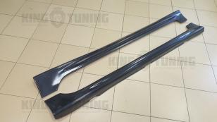 Пороги Honda Civic 8 Mugen (АБС ПЛАСТИК)