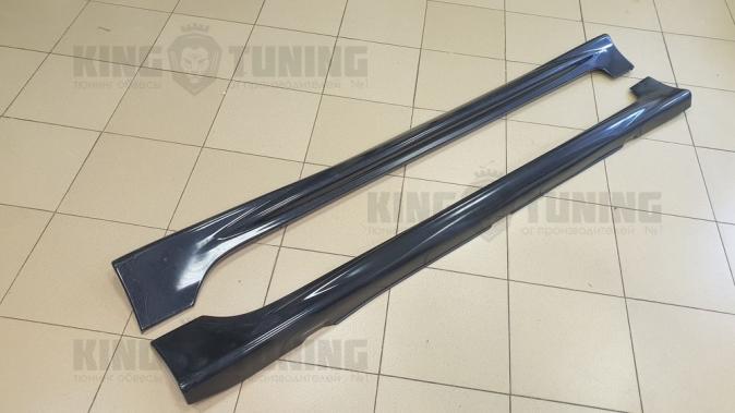Пороги Honda Civic 8 Mugen (АБС ПЛАСТИК)