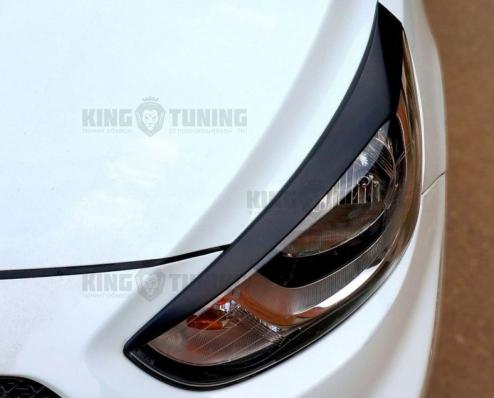 Реснички на фары Hyundai Solaris 2010-2014