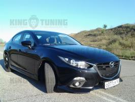 Реснички на фары под линзы Mazda 3 bm  2013-2019