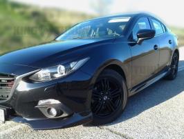 Реснички на фары под линзы Mazda 3 bm  2013-2019