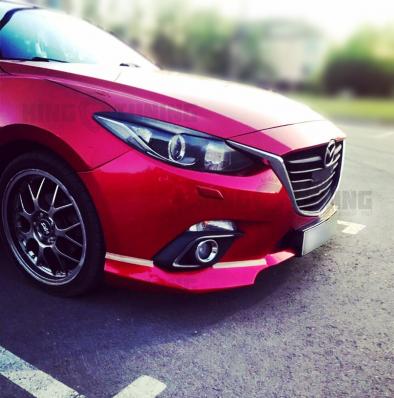 Реснички на фары под линзы Mazda 3 bm  2013-2019