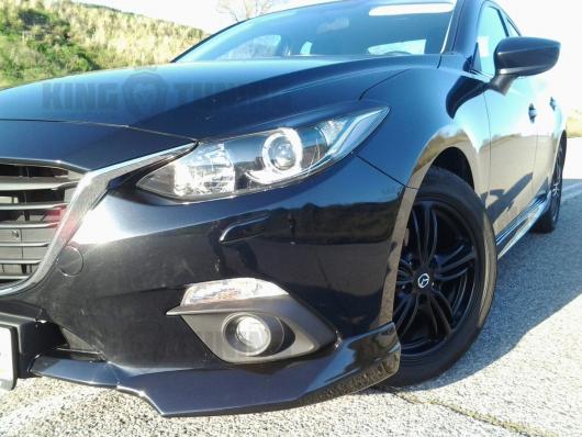 Реснички на фары под линзы Mazda 3 bm  2013-2019