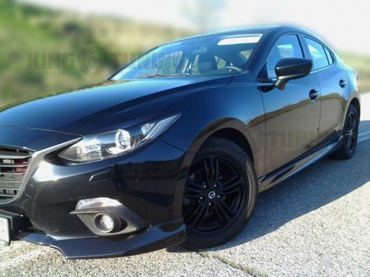 Реснички на фары под линзы Mazda 3 bm  2013-2019
