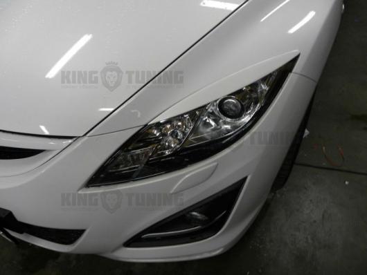 Реснички на фары Mazda 6 GH 07-12