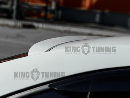 Козырек на заднее стекло для Skoda Octavia A7 (Fiberglass-Easy-Gloss) (под покраску)