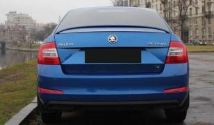 Спойлер RS на багажник для Skoda Octavia A7 (Fiberglass-Easy-Gloss) (под покраску)