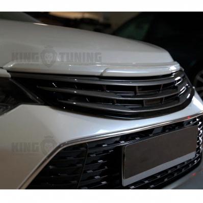 Накладка на капот анти хром Toyota Camry XV 55 (2014-2018)