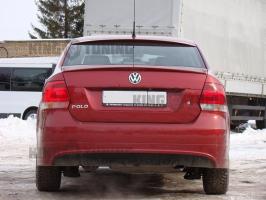 Юбка задняя бампера Volkswagen Polo 5 2009-2016 (седан)