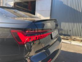 Спойлер + козырек AUDI a6 c8 (под покраску)
