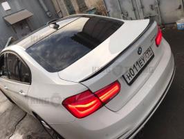 Спойлер + козырек BMW f30 (под покраску)