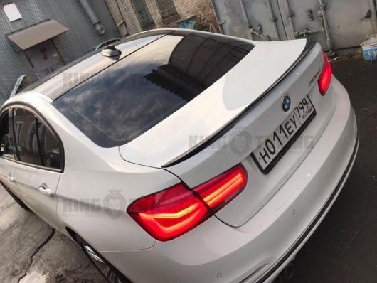 Спойлер + козырек BMW f30 (под покраску)