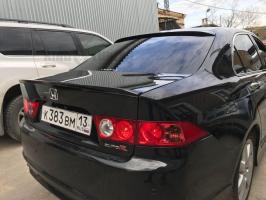 Спойлер + козырек Honda Accord 7 (под покрас)