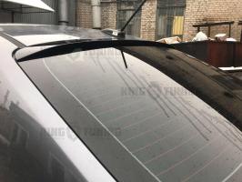 Спойлер + козырек Kia Rio 4 (под покрас)