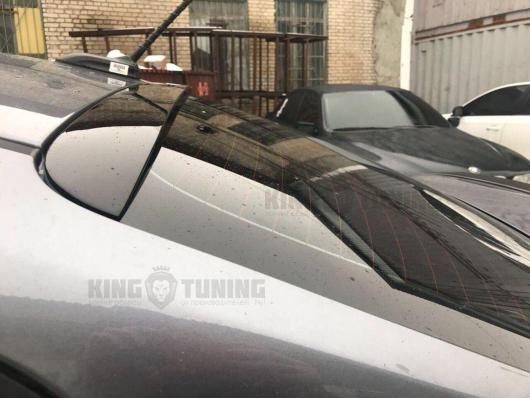 Спойлер + козырек Kia Rio 4 (под покрас)