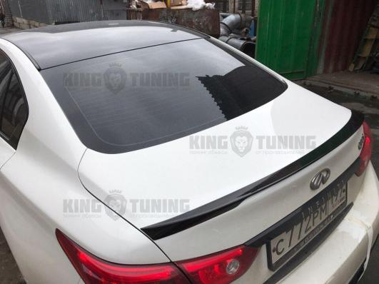 Спойлер + козырек Infinity Q50 (под покраску)