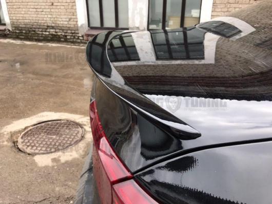 Спойлер + козырек Kia Cerato 4 (под покраску)