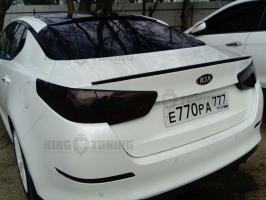 Спойлер + козырек Kia Optima (под покрас)