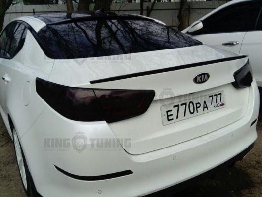 Спойлер + козырек Kia Optima (под покрас)