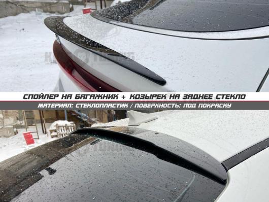 Спойлер + козырек Kia K5 20+ (под покрас)