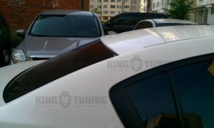 Спойлер + козырек Mazda 3 BL (под покраску)