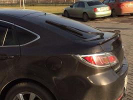 Спойлер + козырек Mazda 3 BL (под покраску)