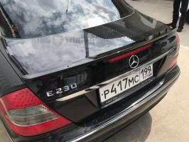 Спойлер + козырек Mercedes w211 (под покраску)